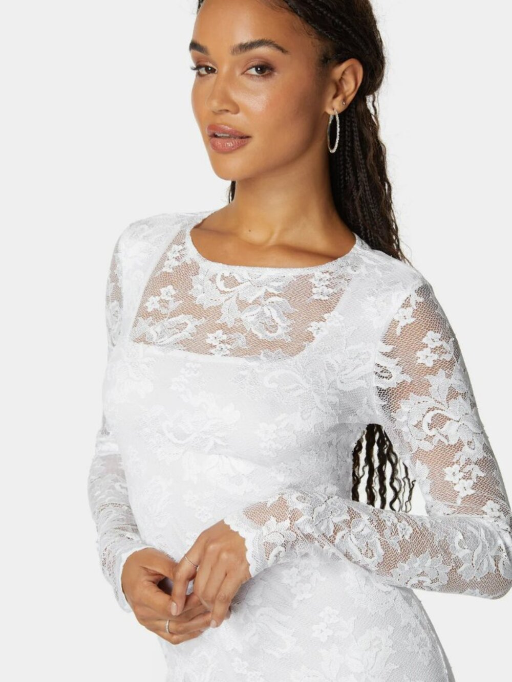Marseille Lace Long Sleeve Dress - Picture 3 of 5